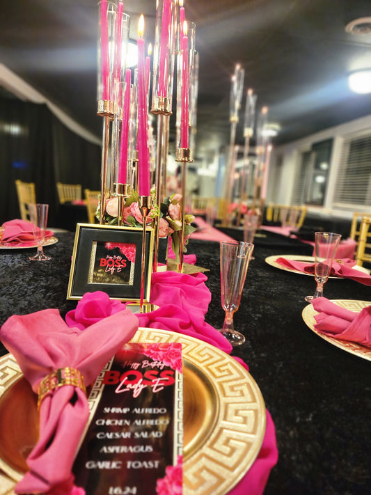 Menus/ Thank you notes